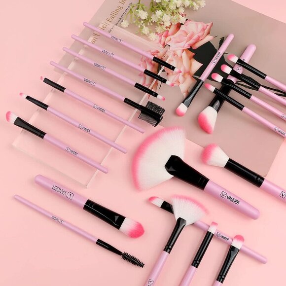 Makeup Brushes, 32pcs Makeup Brush Set Professional Soft Synthetic Foundation po - Picture 5 of 9